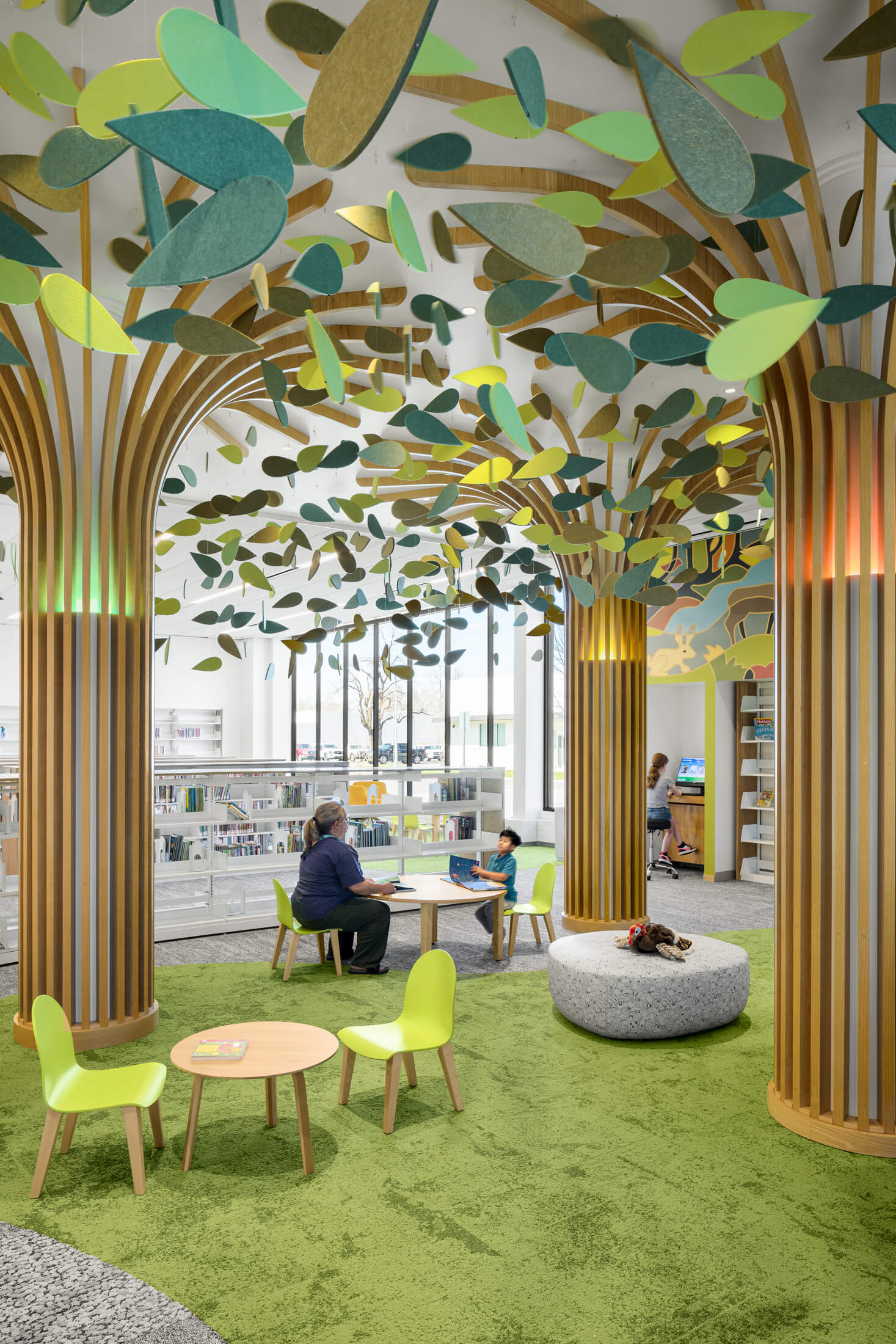 custom cut leaves logan library
