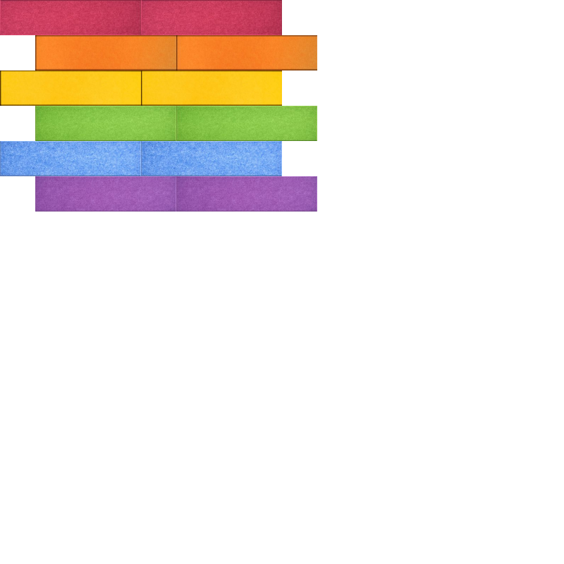 Rainbow Shiplap Design