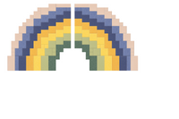 Pixel Rainbow Design