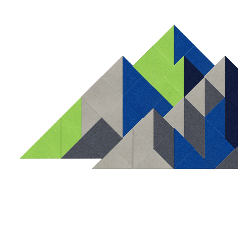 Large Shaded Mountain Design