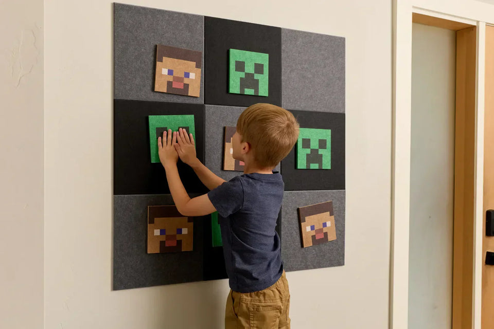 Minecraft Room Decor: Creative Felt Wall Designs for Gamers