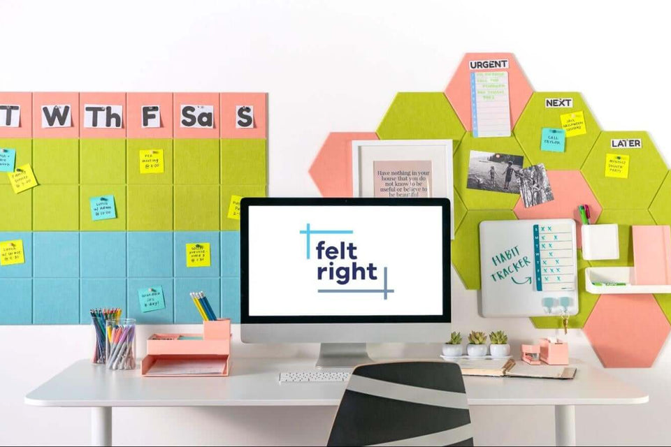 Organize Your Space With Felt Right
