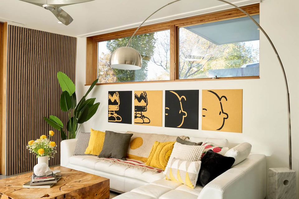 How to Decorate with Charlie Brown-Themed Felt Wall Tiles