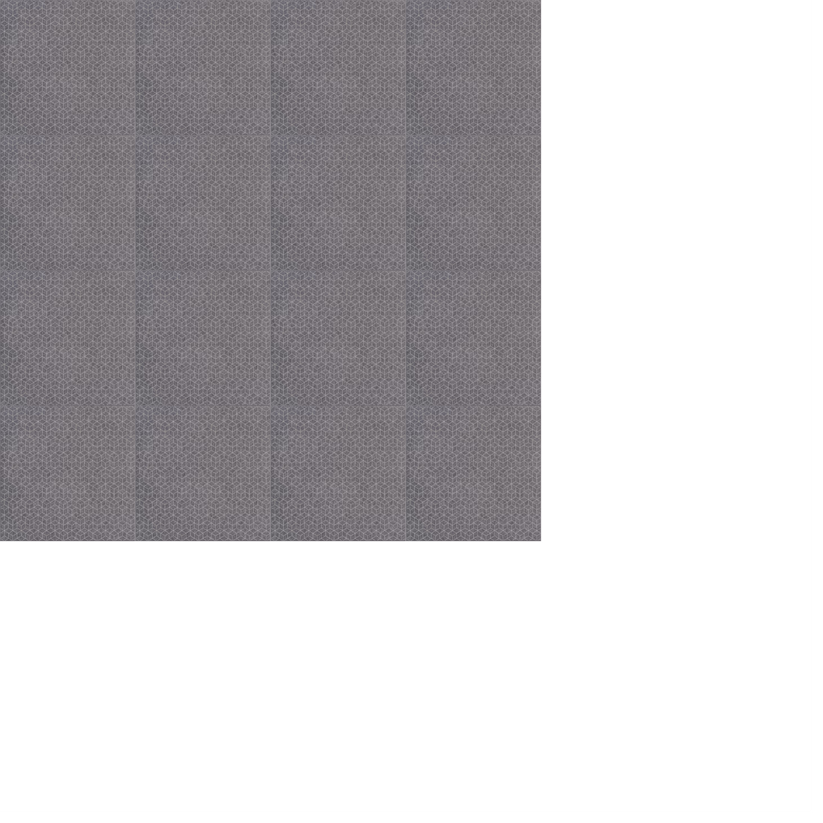 Gray textured wall panel with vertical geometric seam divisions.