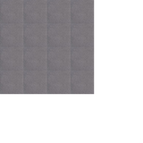 Gray textured wall panel with vertical geometric seam divisions.