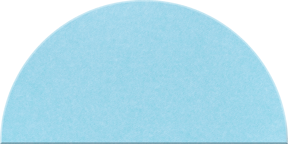 Large Half Circle Tile