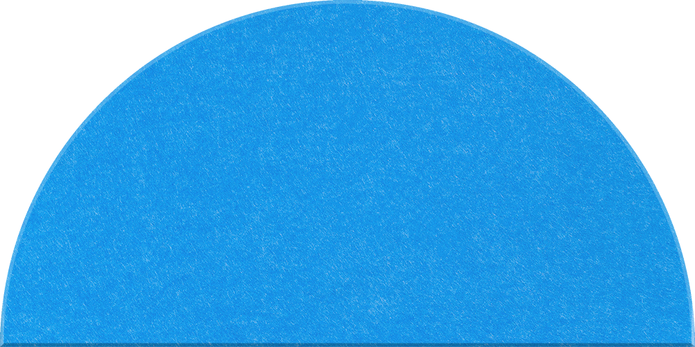 Large Half Circle Tile