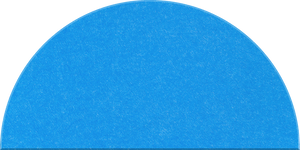 Cayman Large Half Circle Tile