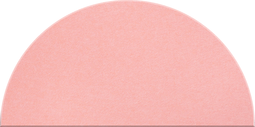 Large Half Circle Tile