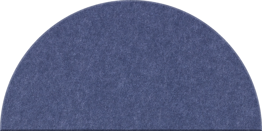 Indigo Large Half Circle