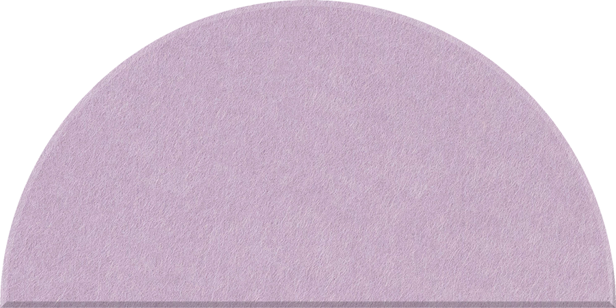 Lilac Half Circle