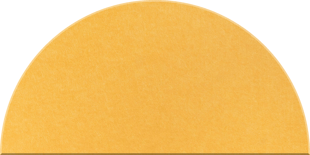 Large Half Circle Tile