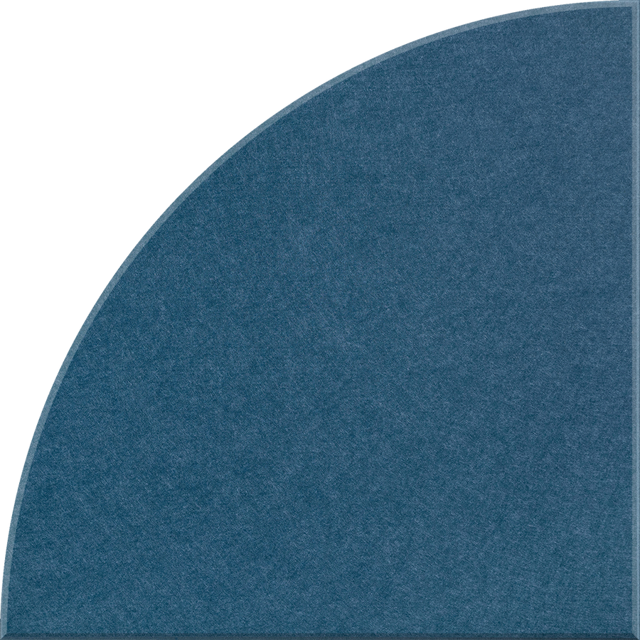 Slate Blue Quarter Circle