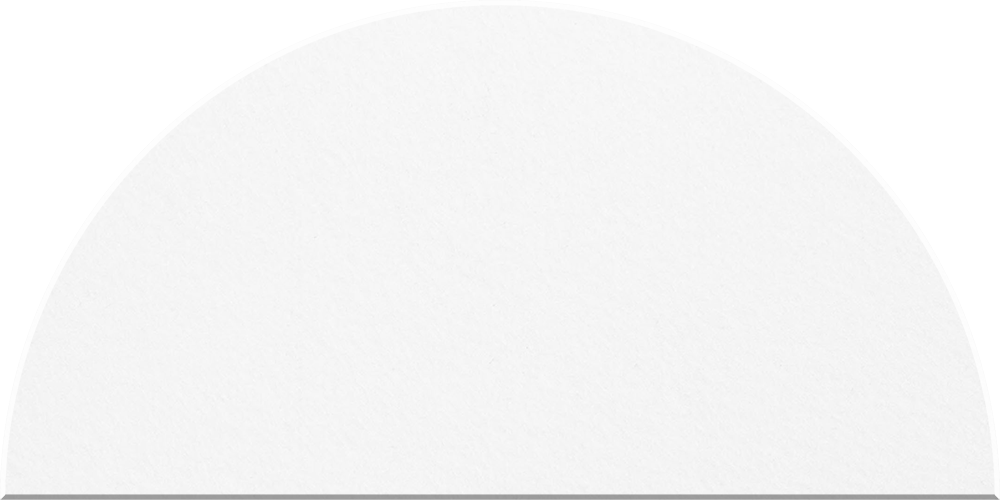 Large Half Circle Tile