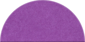 Lavender Half Circle