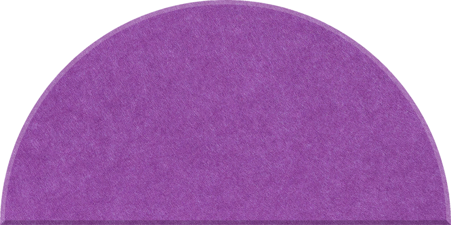 Lavender Half Circle