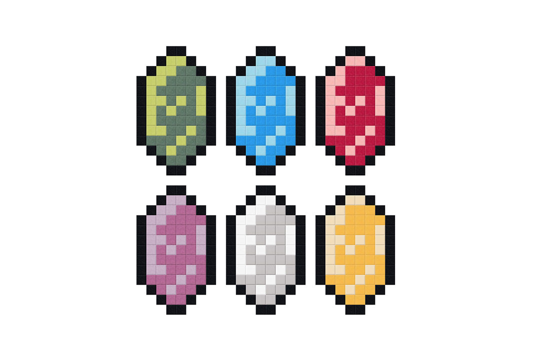 multicolor Felt Right design made from sound-dampening acoustic felt panels