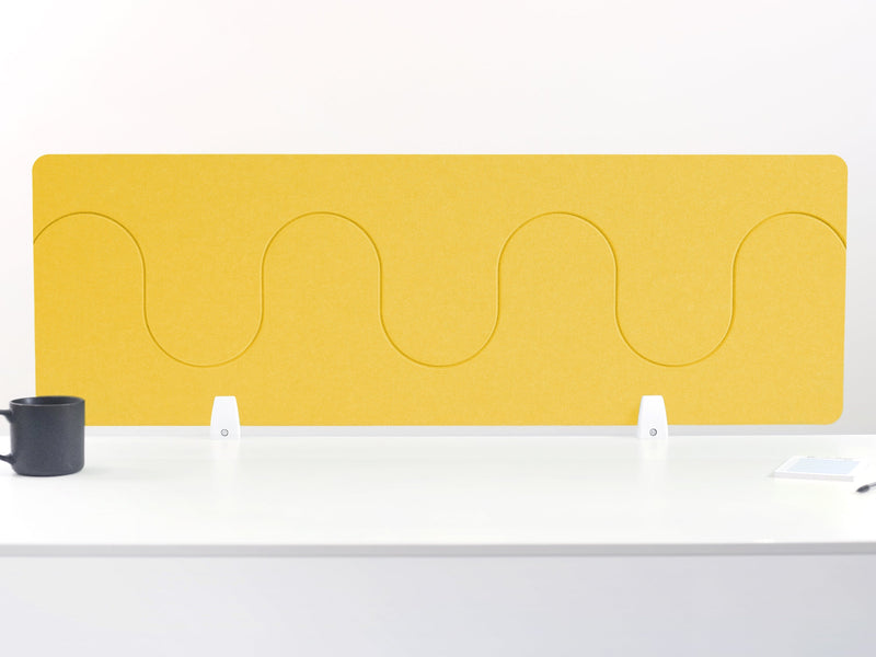 Citrine Wave Large Desk Divider