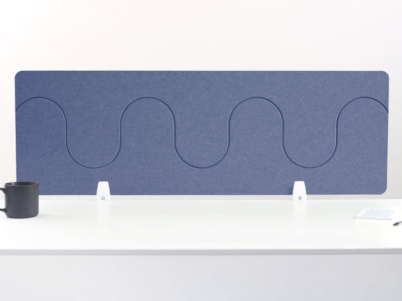 Indigo Wave Large Desk Divider