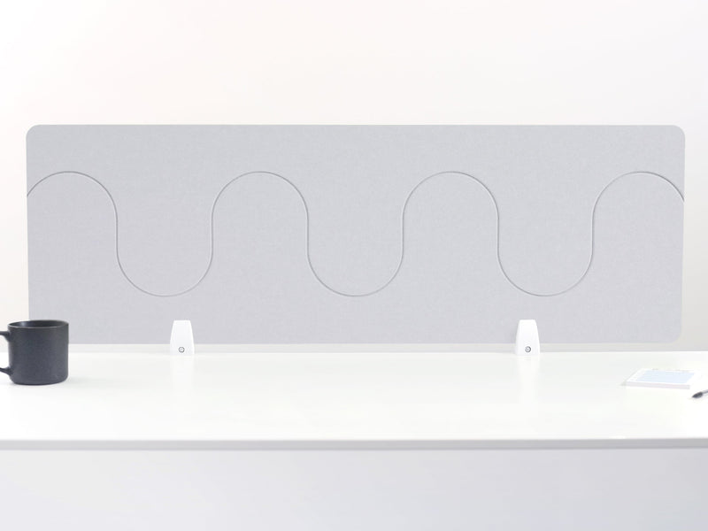 Fog Wave Large Desk Divider