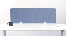 Large Periwinkle Desk Divider