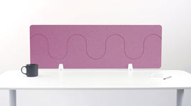 Large Plum Desk Divider