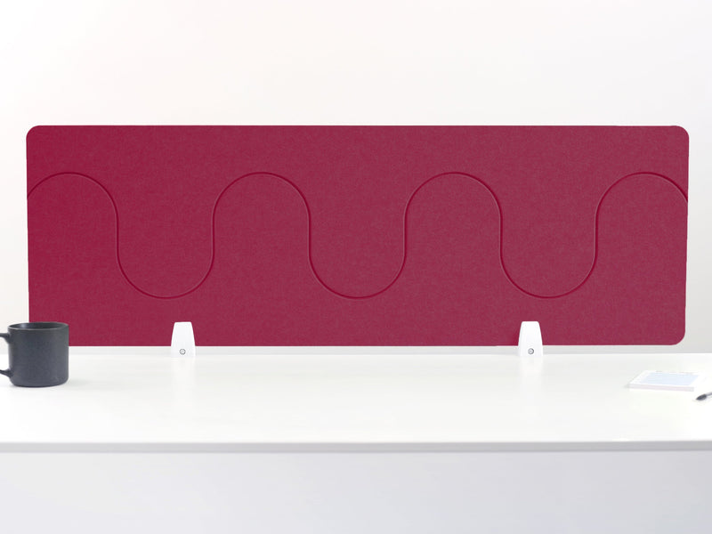 Raspberry Wave Large Desk Divider