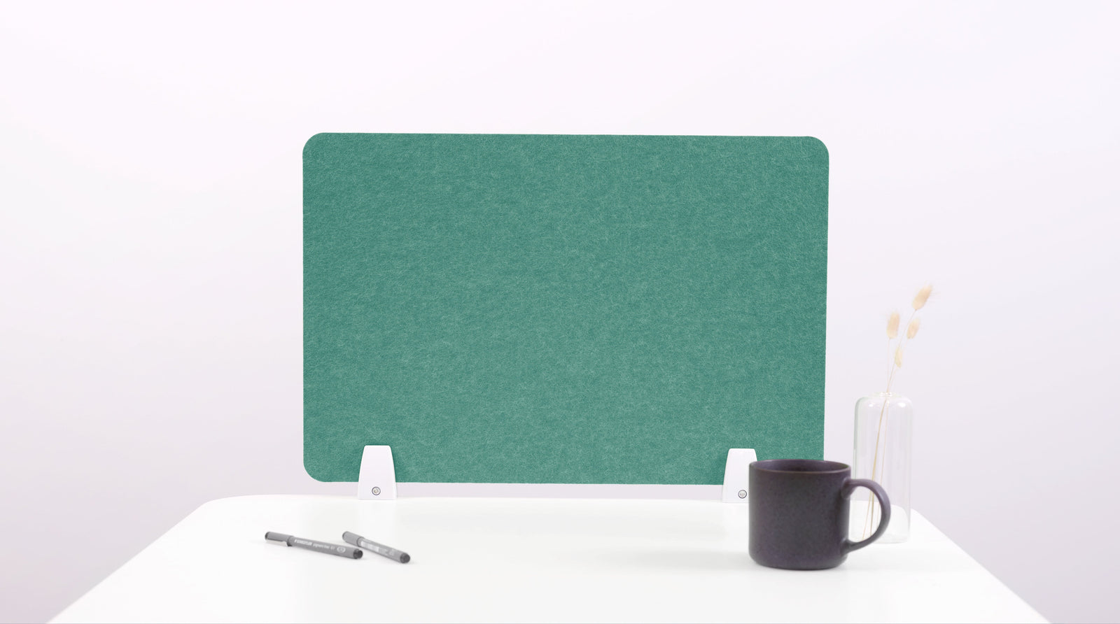 Small Mint Desk Divider