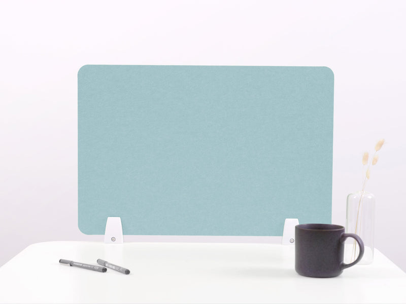 Baby Blue Blank Small Desk Divider