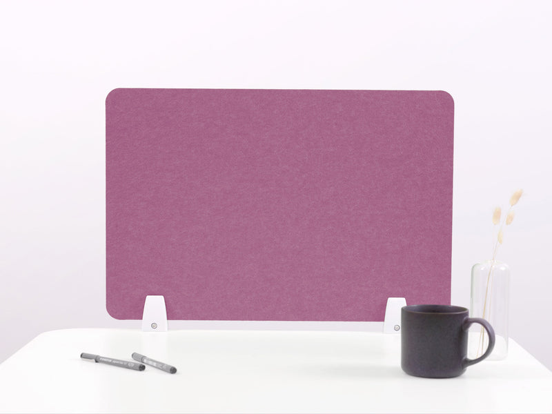 Plum Blank Small Desk Divider