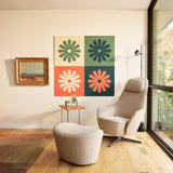 Daisy Checker Forest Wall Art