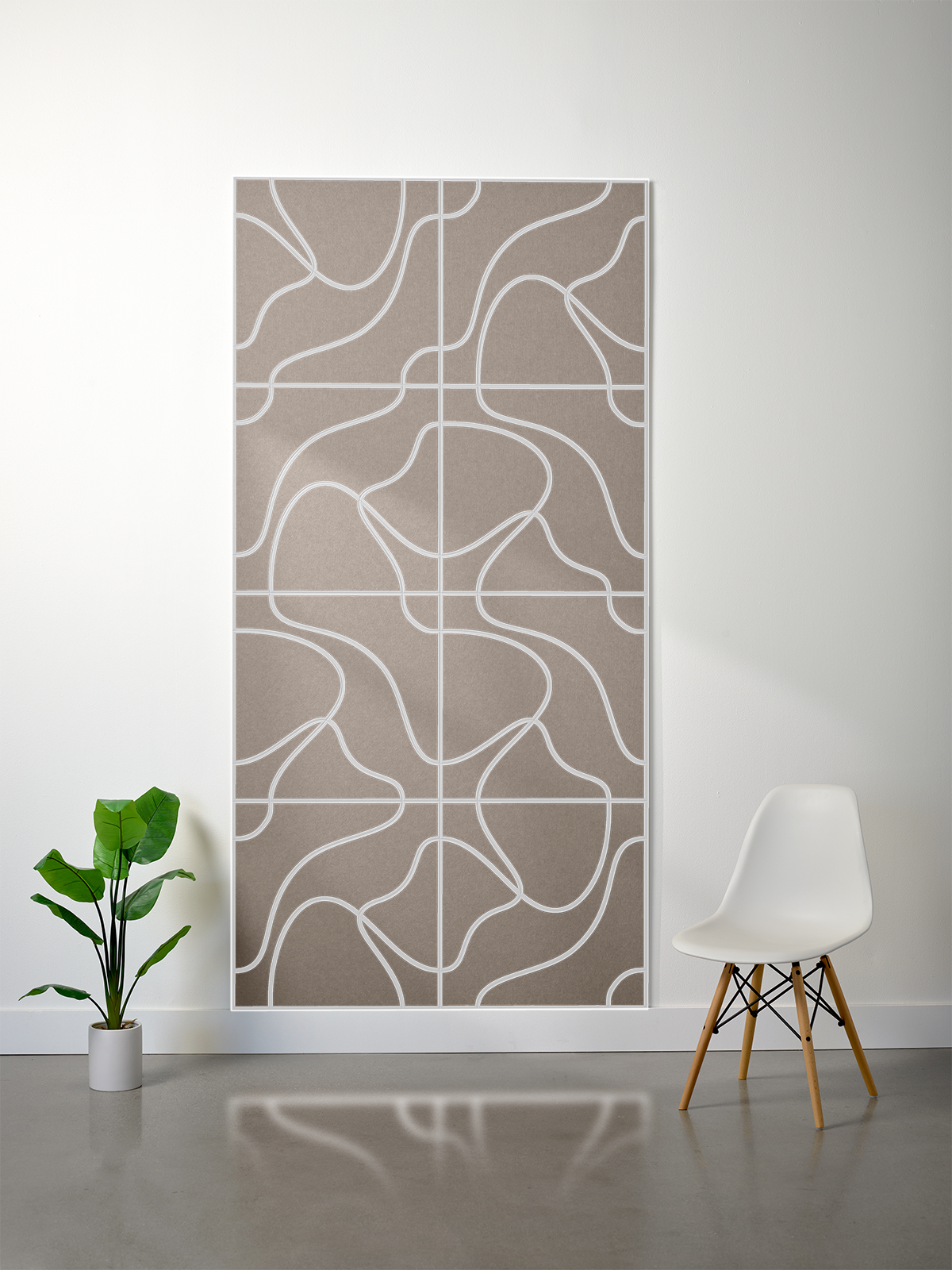 18mm Layered Engraved Felt Sheet – Topo