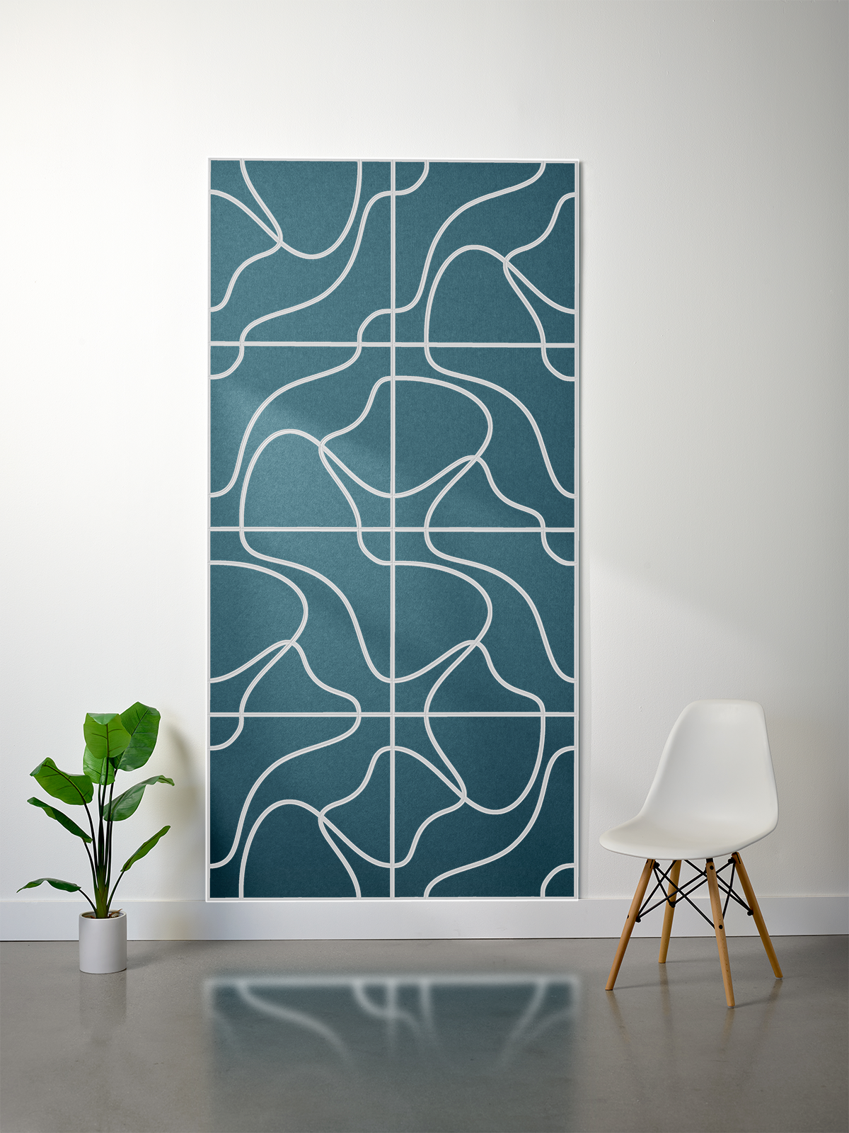 18mm Layered Engraved Felt Sheet – Topo