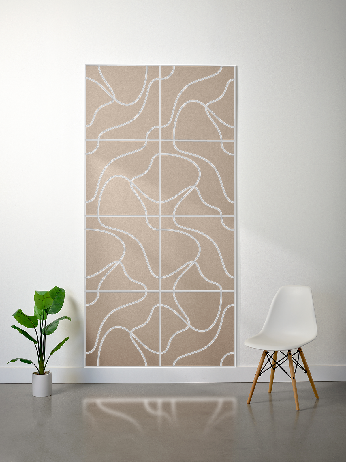 18mm Layered Engraved Felt Sheet – Topo