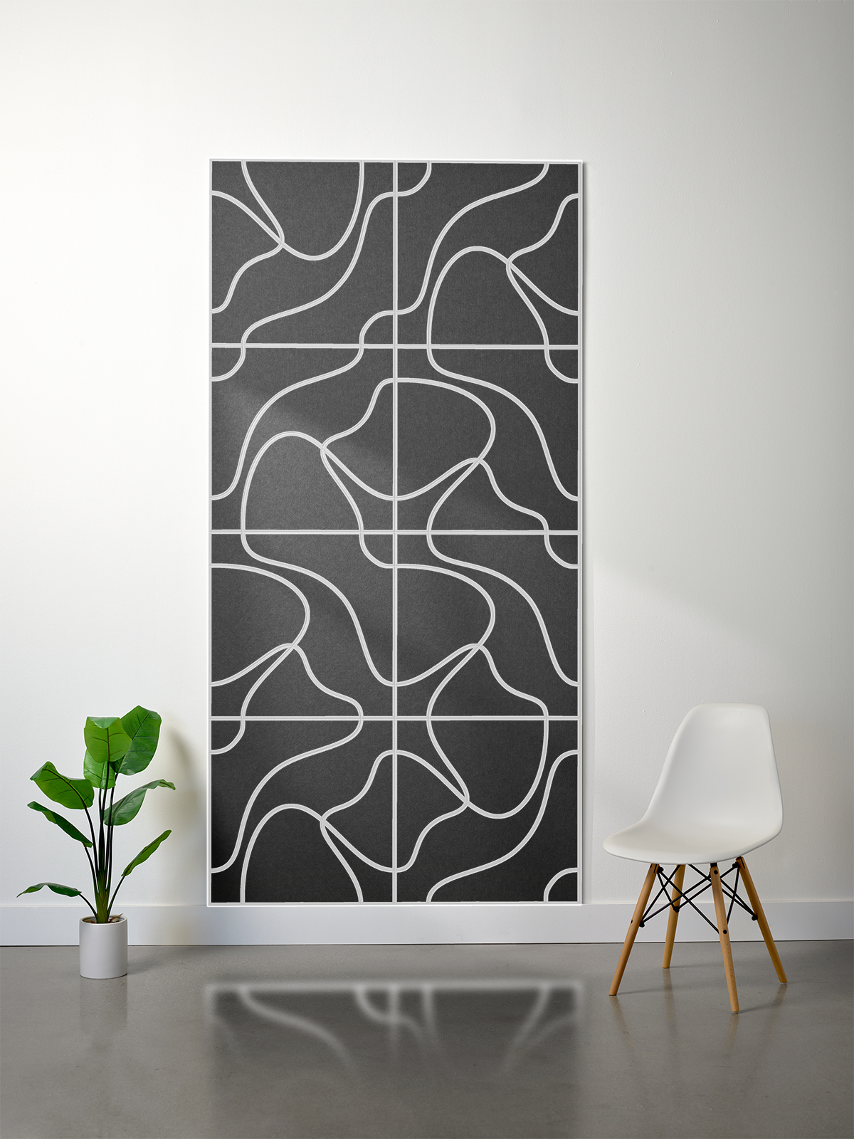 18mm Layered Engraved Felt Sheet – Topo