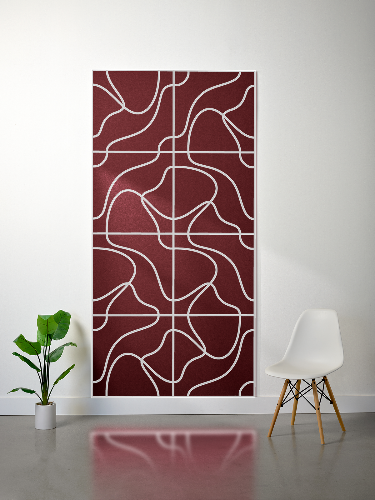 18mm Layered Engraved Felt Sheet – Topo