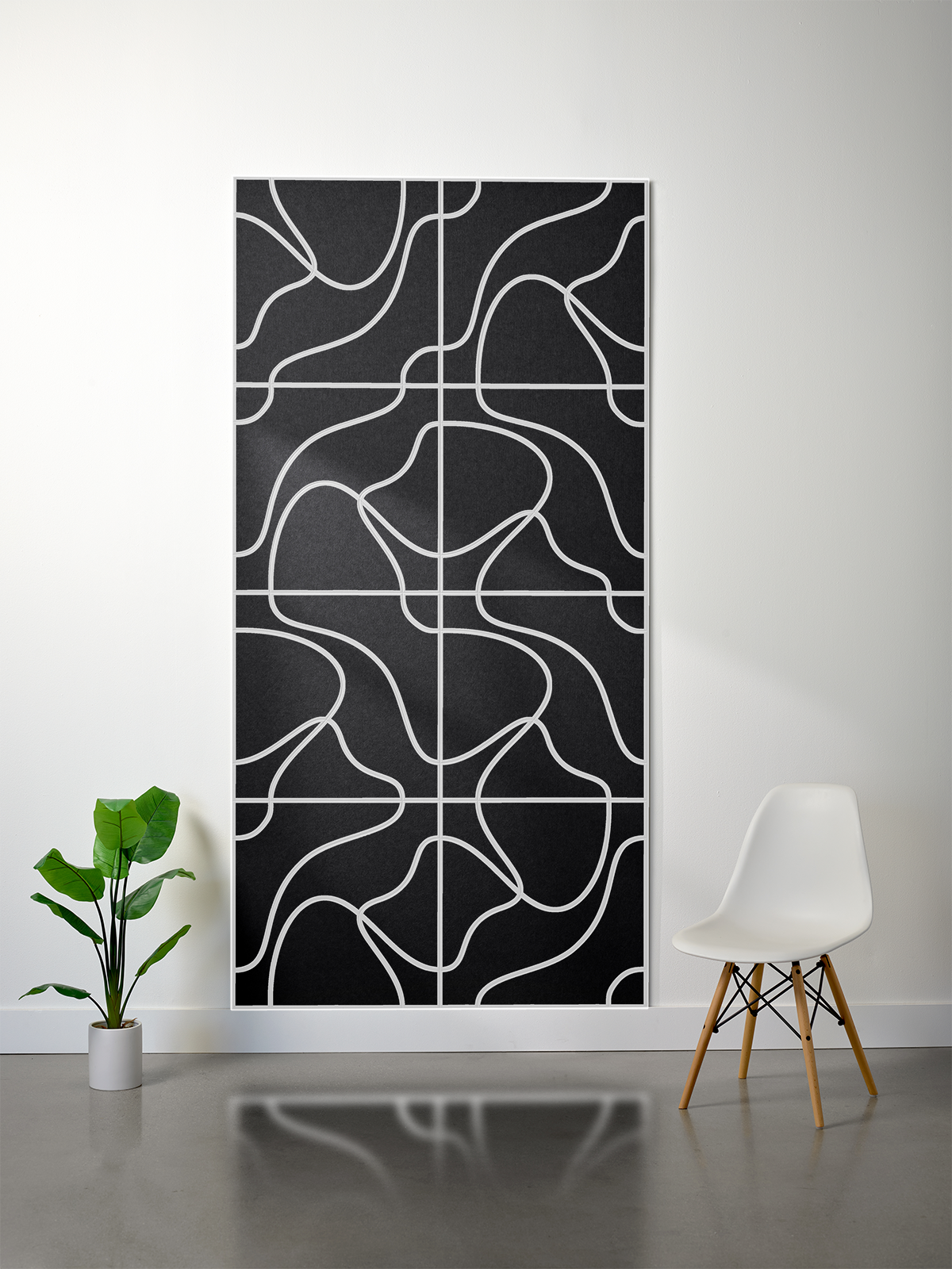 18mm Layered Engraved Felt Sheet – Topo