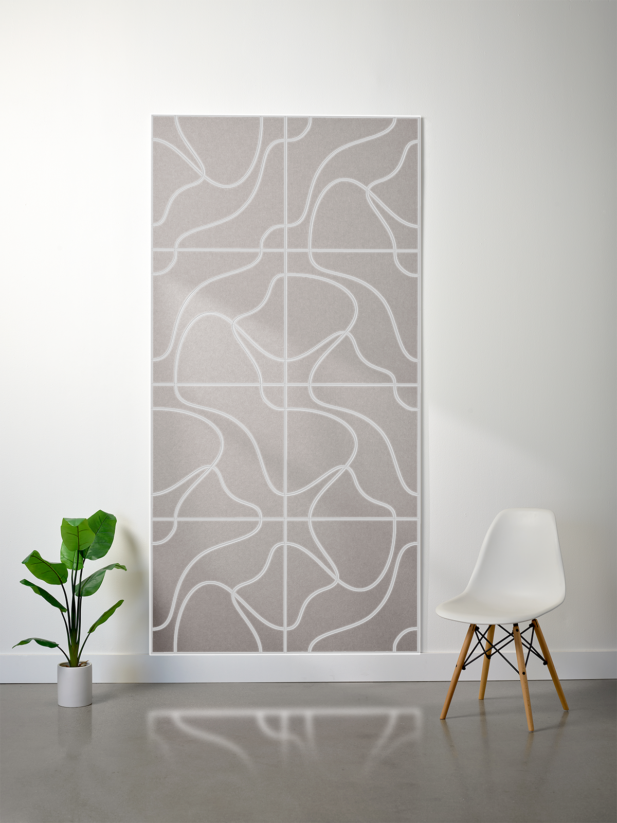 18mm Layered Engraved Felt Sheet – Topo