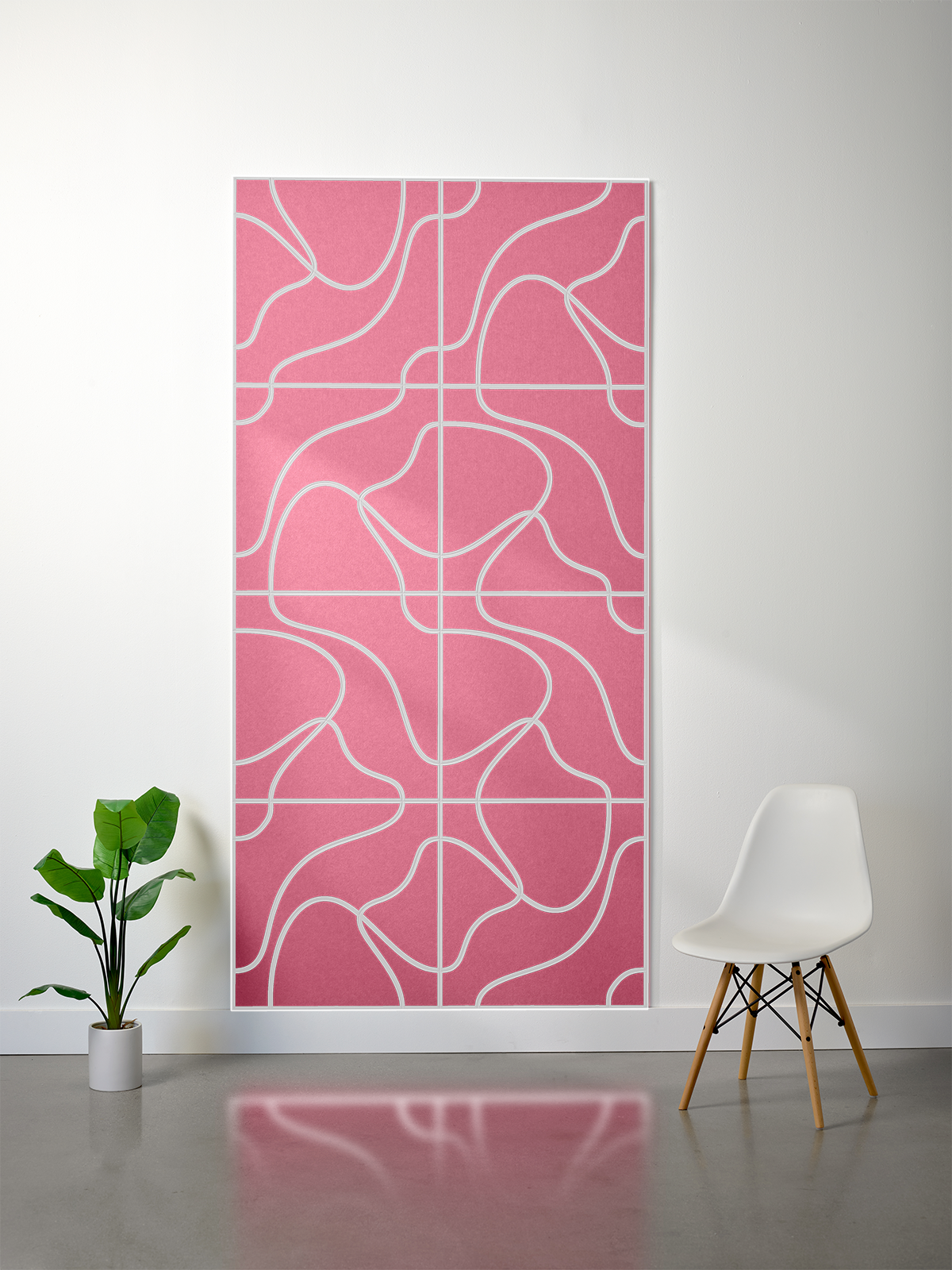 18mm Layered Engraved Felt Sheet – Topo