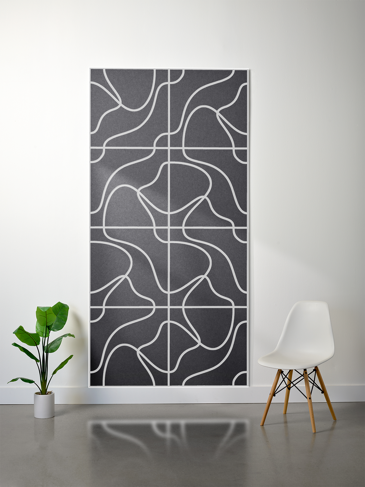 18mm Layered Engraved 2'x2' Tile – Topo