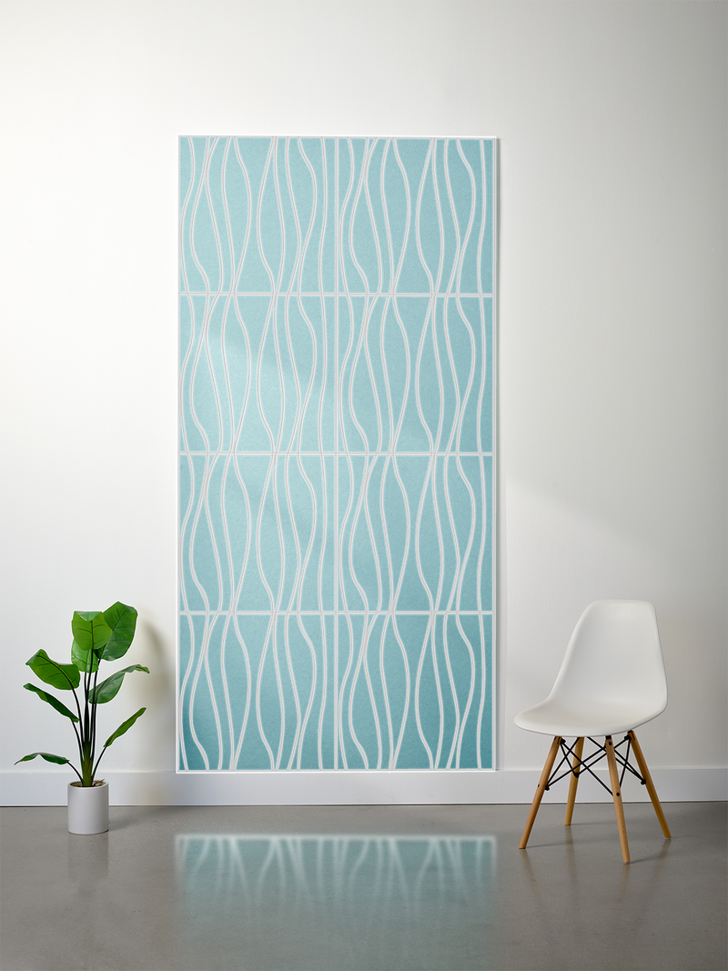 18mm Layered Engraved 2'x2' Tile – River