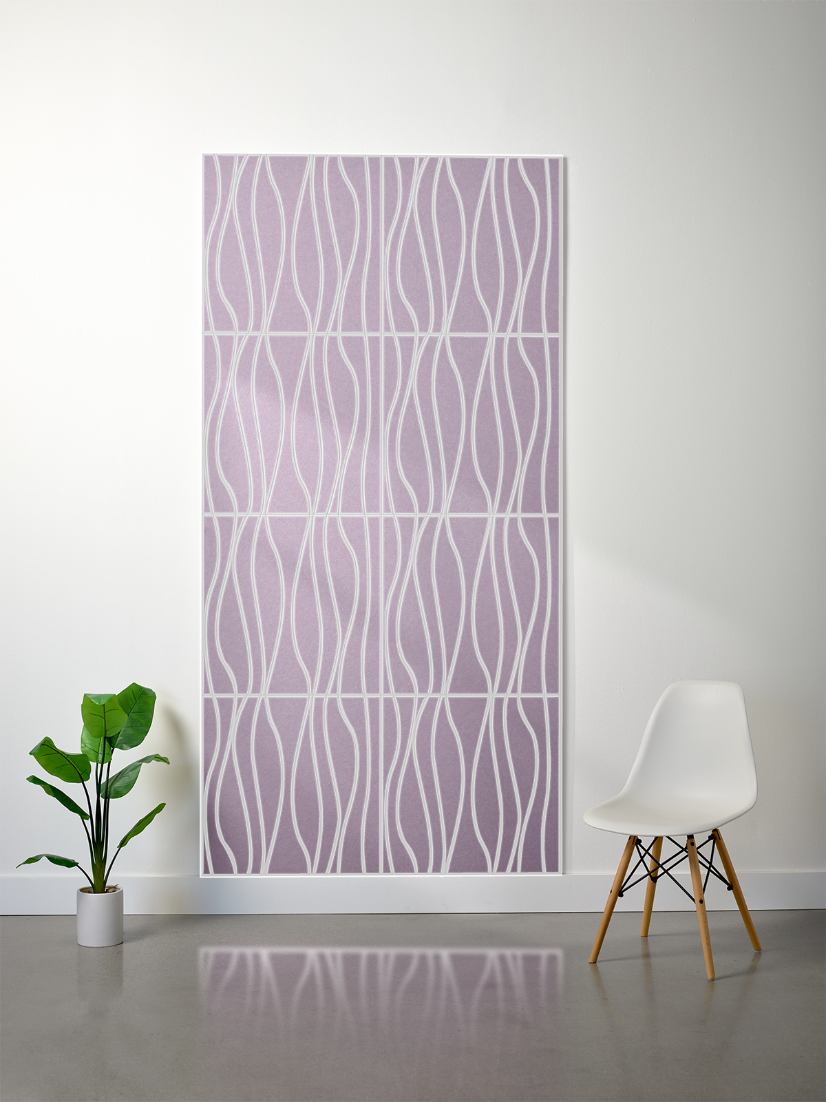 18mm Layered Engraved 2'x2' Tile – River