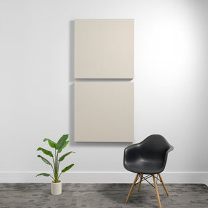 2" (.85 NRC) / Ivory Large 3'x3' 3D Acoustic Boxes (Set of 2)