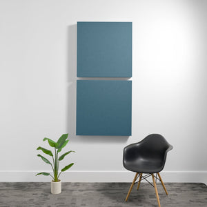 4" (1.1 NRC) / Slate Blue Large 3'x3' 3D Acoustic Boxes (Set of 2)