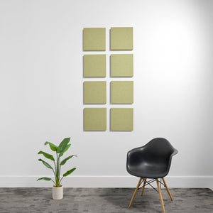 2" (.85 NRC) / Aloe Small 1'x1' 3D Acoustic Boxes (Set of 8)