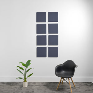 2" (.85 NRC) / Indigo Small 1'x1' 3D Acoustic Boxes (Set of 8)