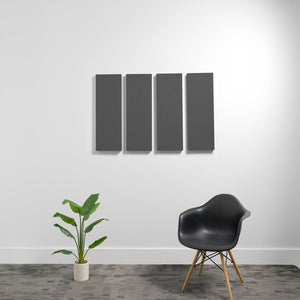 2" (.85 NRC) / Cast Medium 1'x3' 3D Acoustic Boxes (Set of 4)