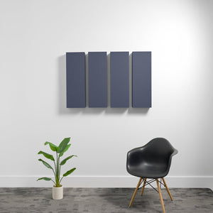 4" (1.1 NRC) / Indigo Medium 1'x3' 3D Acoustic Boxes (Set of 4)