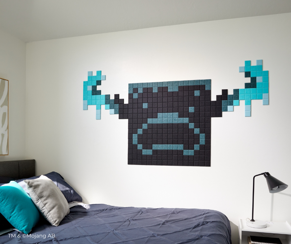 Minecraft™ Warden | Pinnable Wall Art | Felt Right