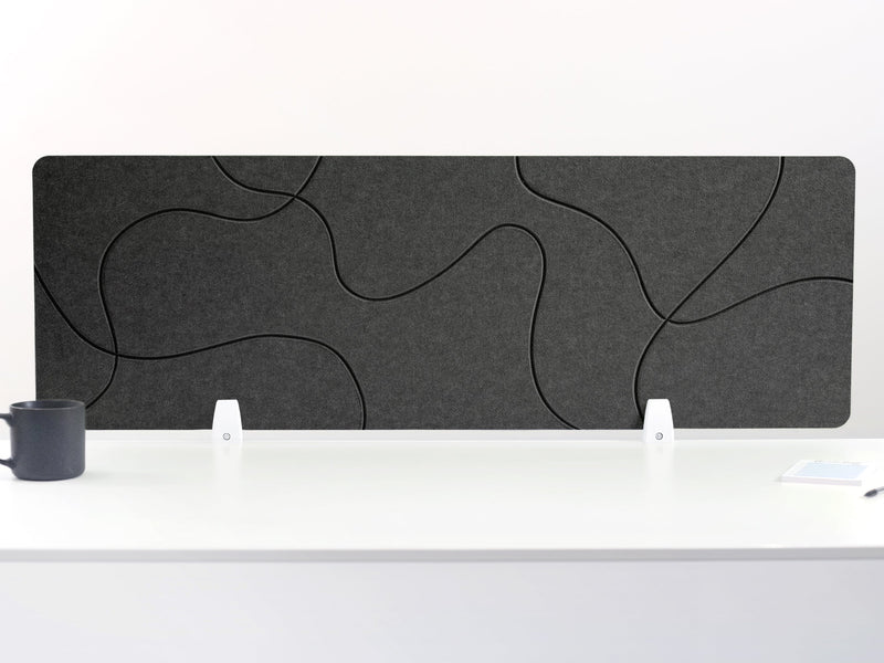 Ebony Topo Large Desk Divider